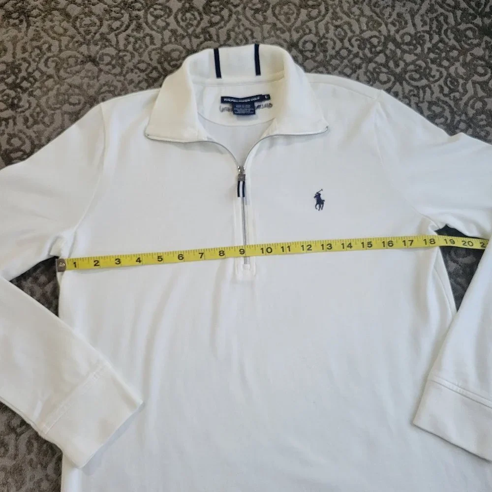 Ralph Lauren Golf Long Sleeve White 
